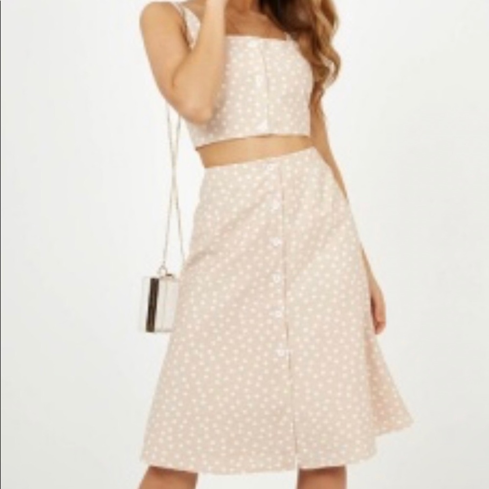 NWT Showpo two piece midi length dress